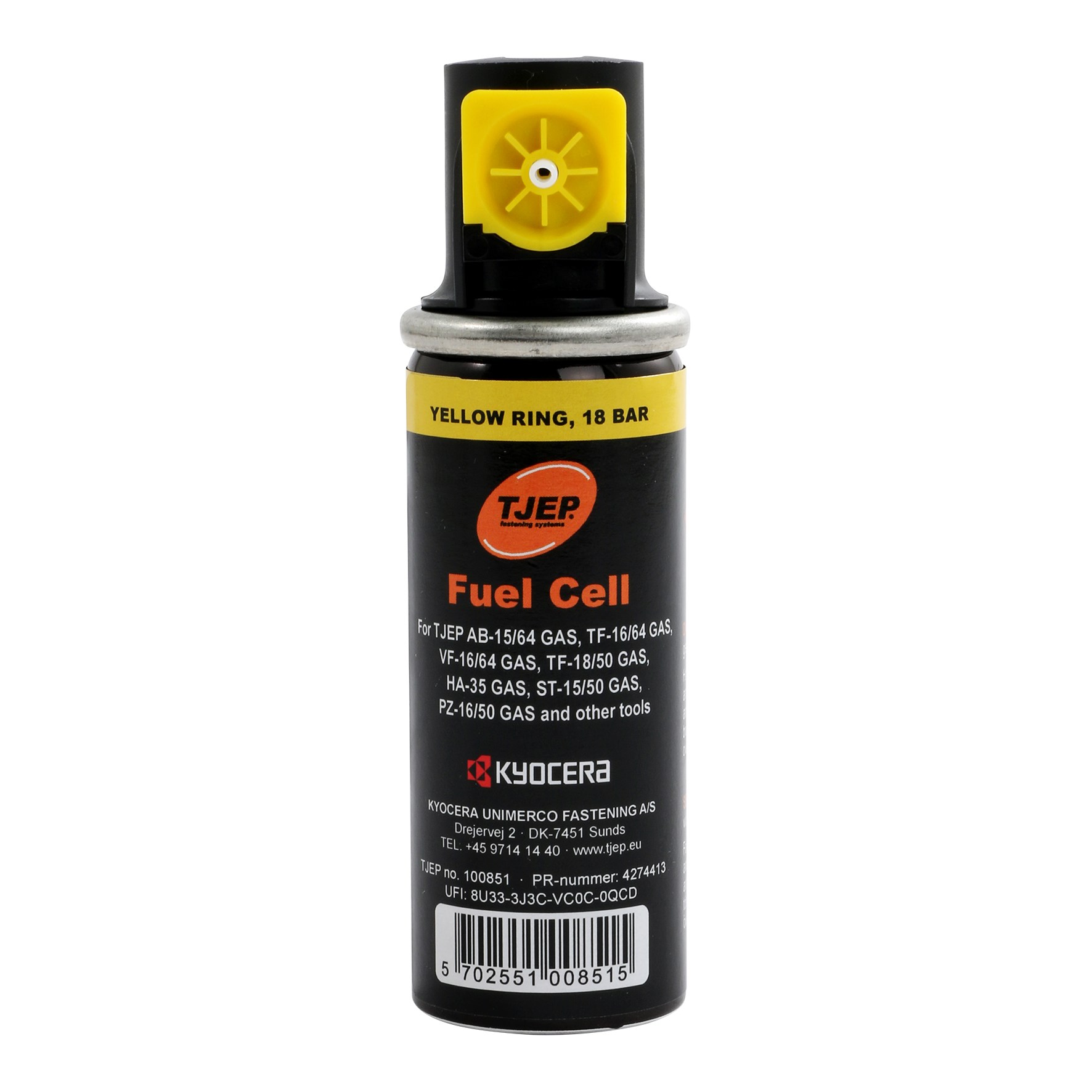 TJEP Gaspatron 78mm gul ring