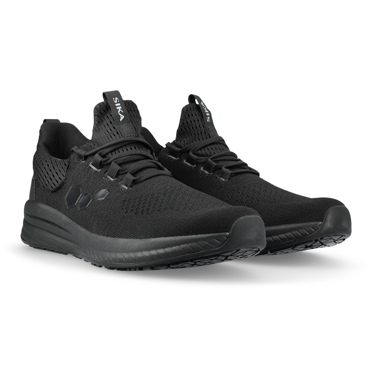 Sika Sprint Knit Lace Sneakers i sort - Str. 40