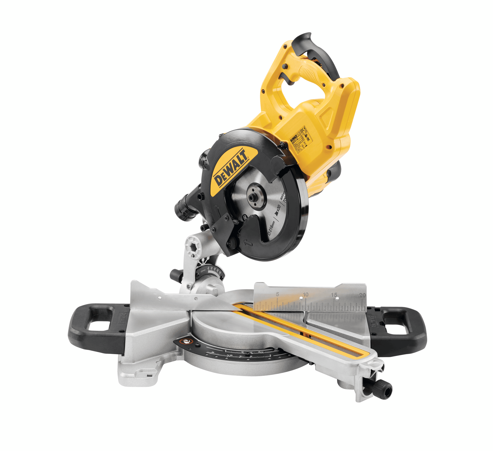 Dewalt DWS773-QS Kap-/geringssav 216mm 230V