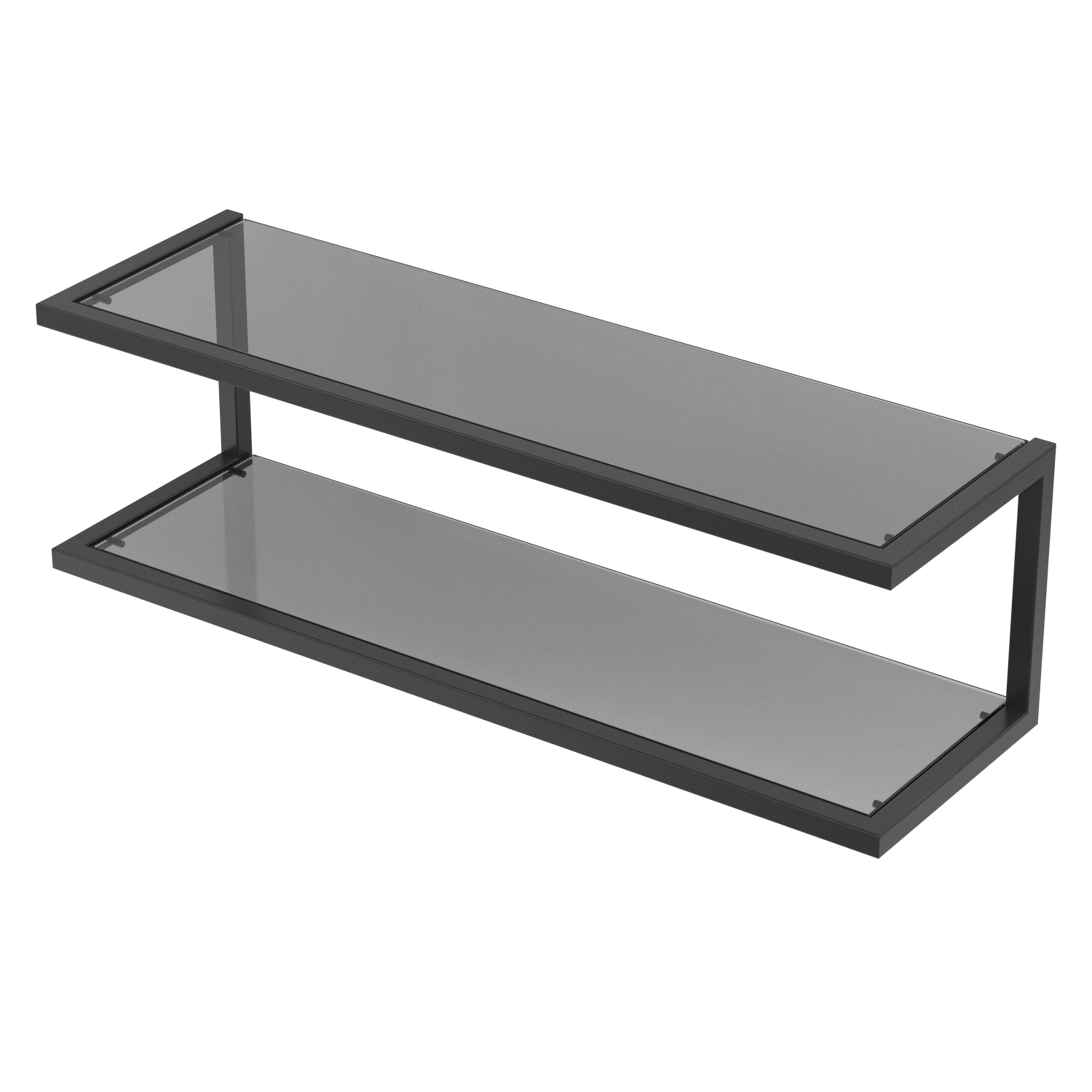 Scanbad Fleksibel hylde 39,6 cm med 2 glashylder