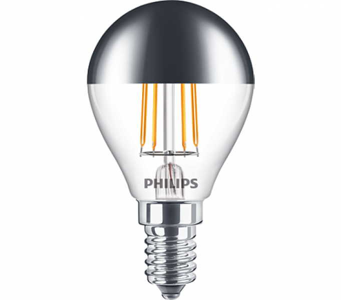 Philips topforspejl krone klar 35W E14