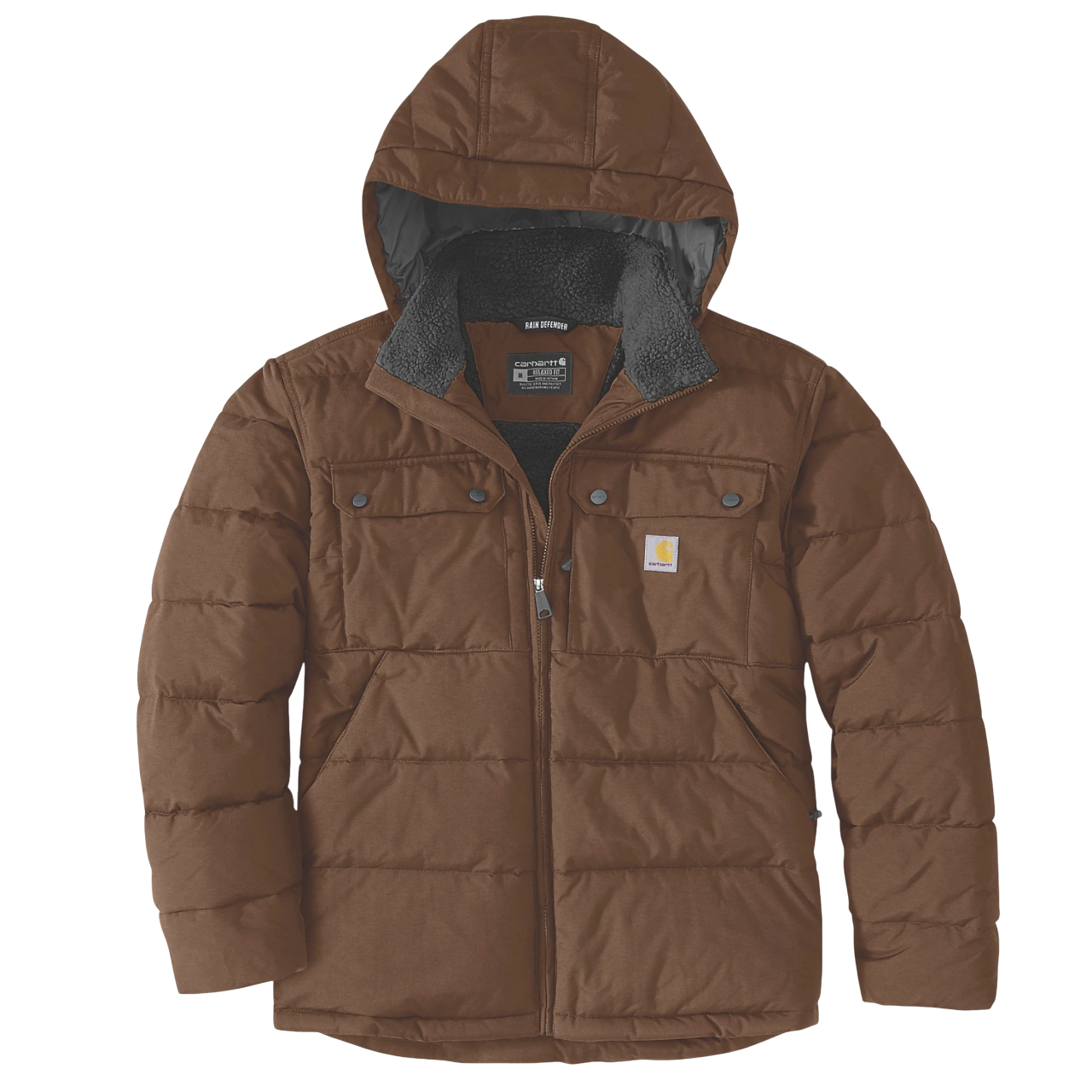 Carhartt Montana Vinterjakke i rød - Str. S