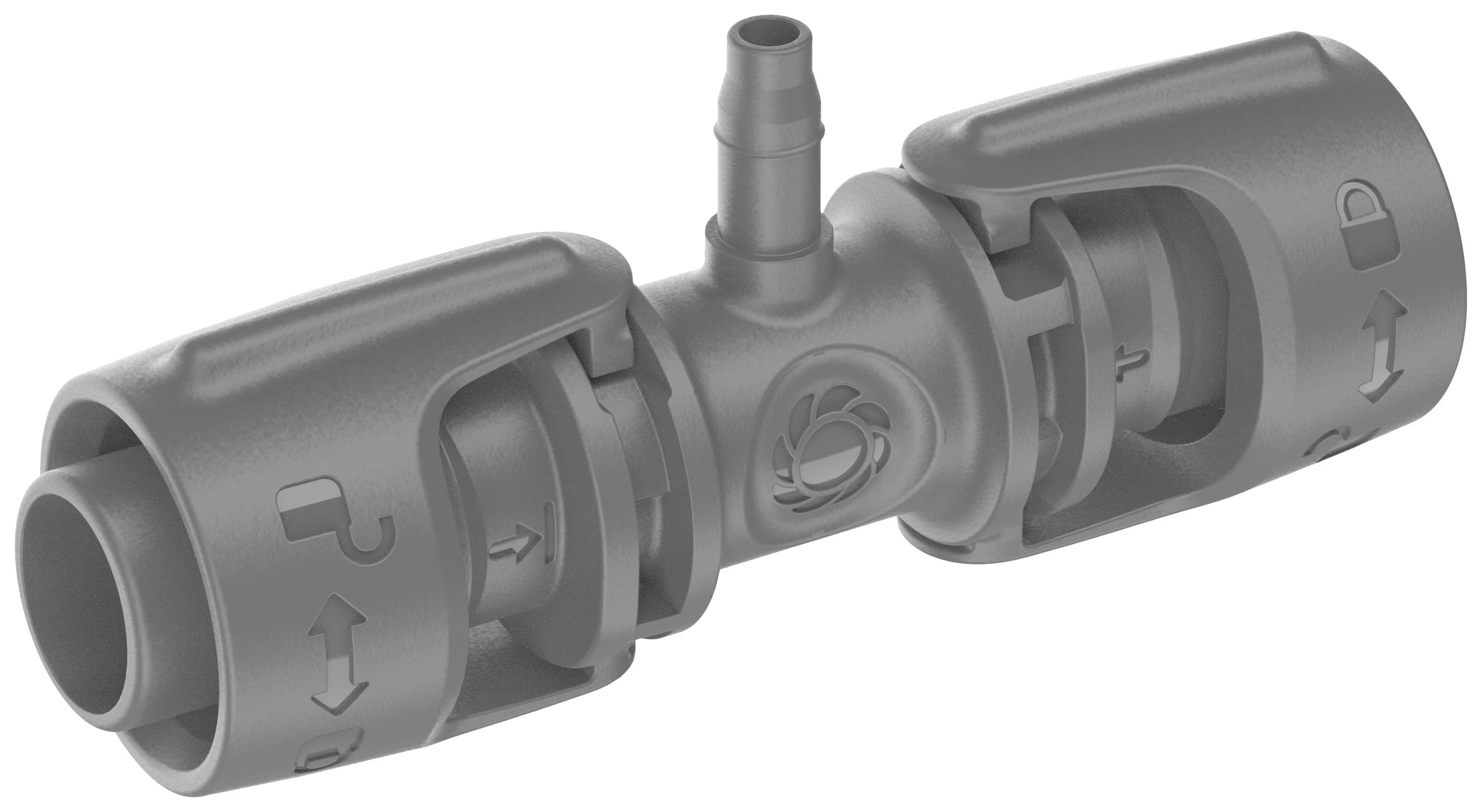 Gardena Micro-Drip-System Reduktions T-stykke 13 mm (1/2") - 4,6 mm (3/16") - 5 stk.