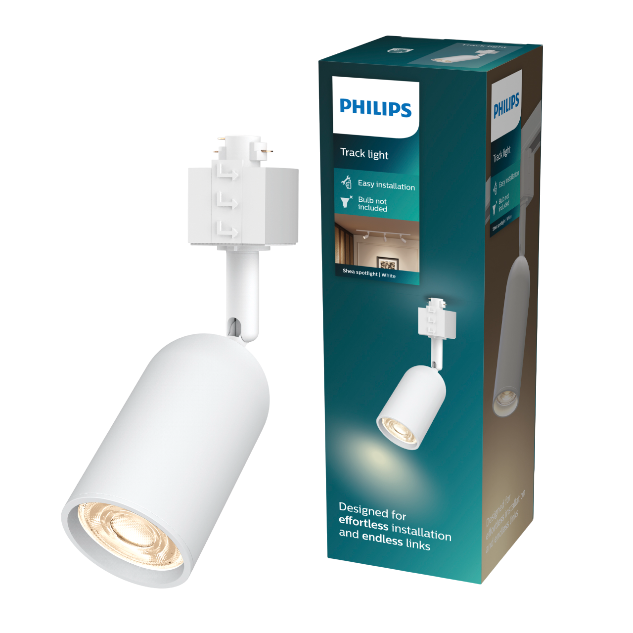 Philips EasyLink Shea Spotlampe i hvid