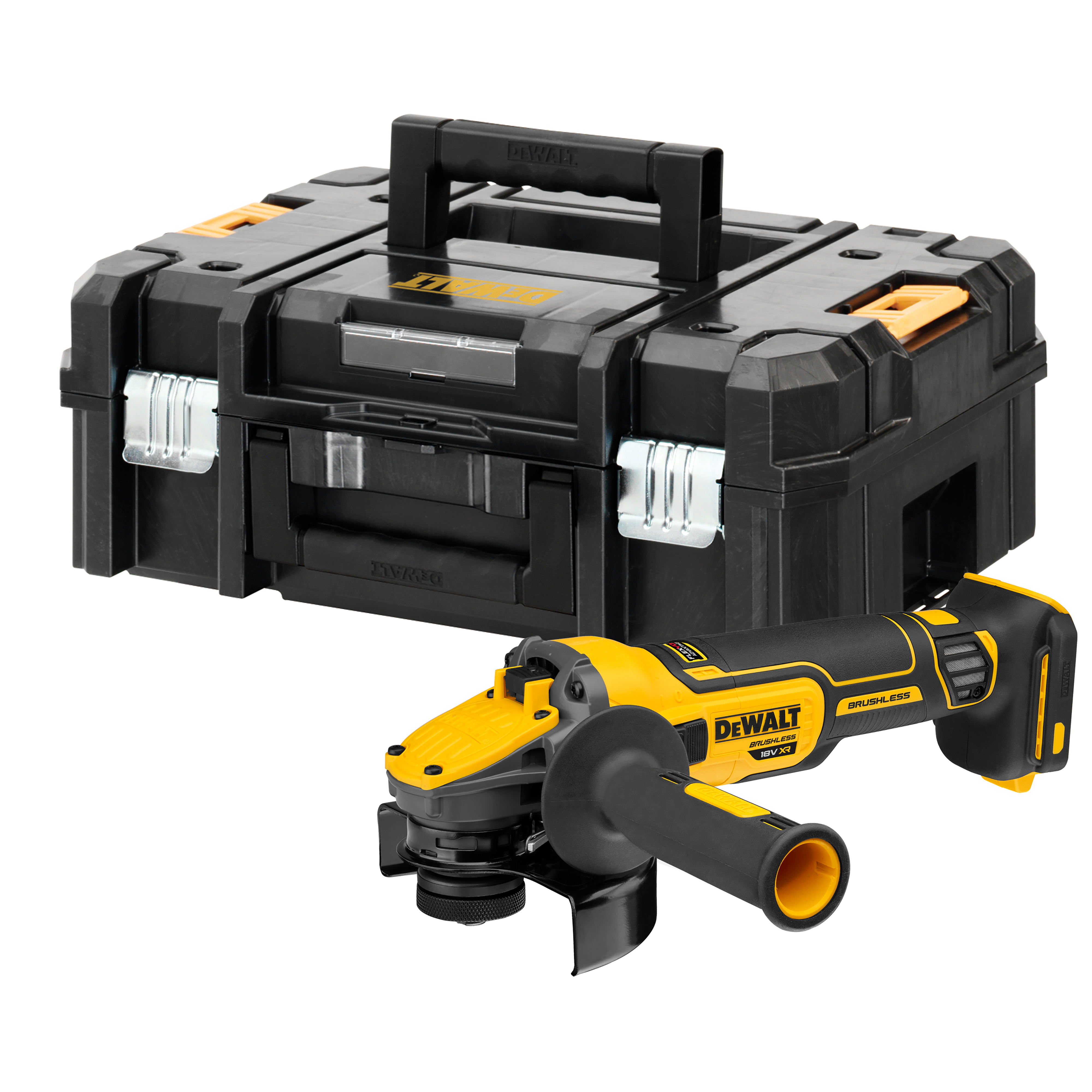 DeWALT DCG409NT-XJ 18V XR FVA Vinkelsliber 125mm – Solo TSTAK