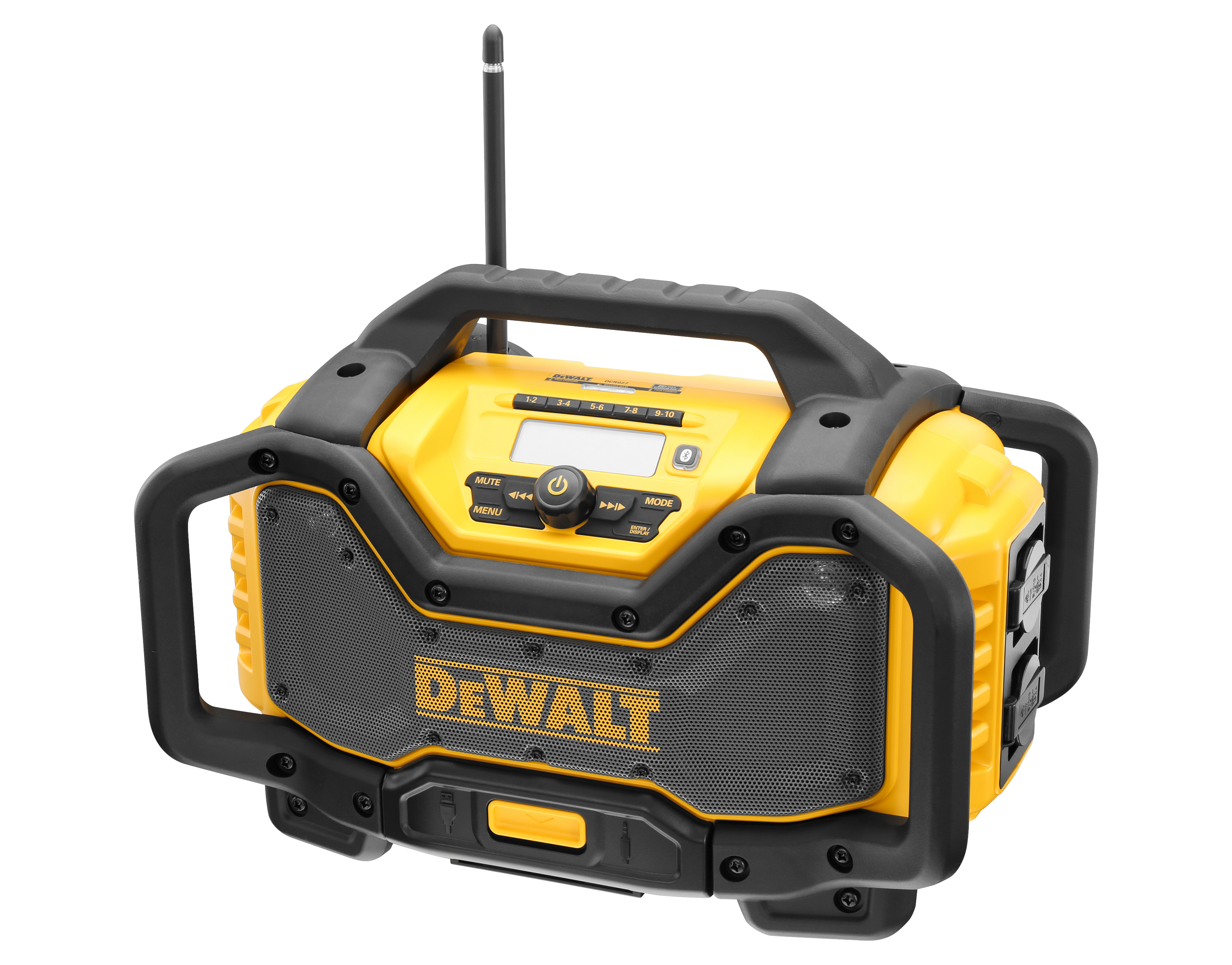 DeWALT DCR027-QW Radio med bluetooth og oplader – Solo