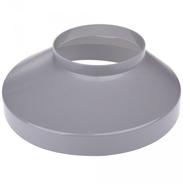 Plastmo plast 150 mm brøndkrave 75 mm i grå