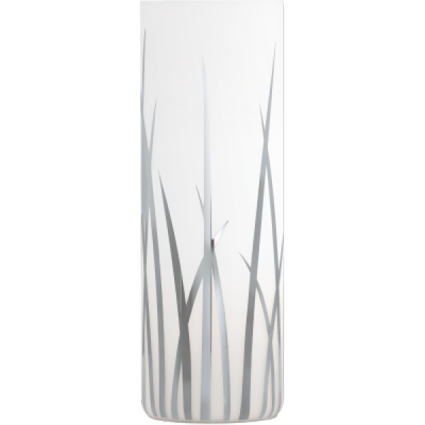 Eglo Rivato bordlampe i glas med forkromede græs dekorationer - 92743