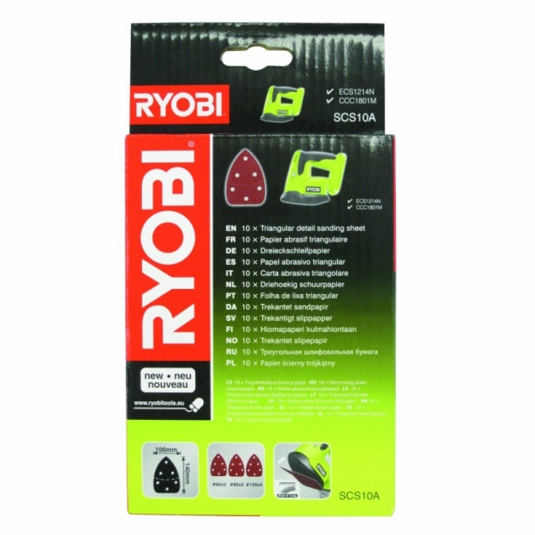 Ryobi SCS10A1 Deltaslibepapir