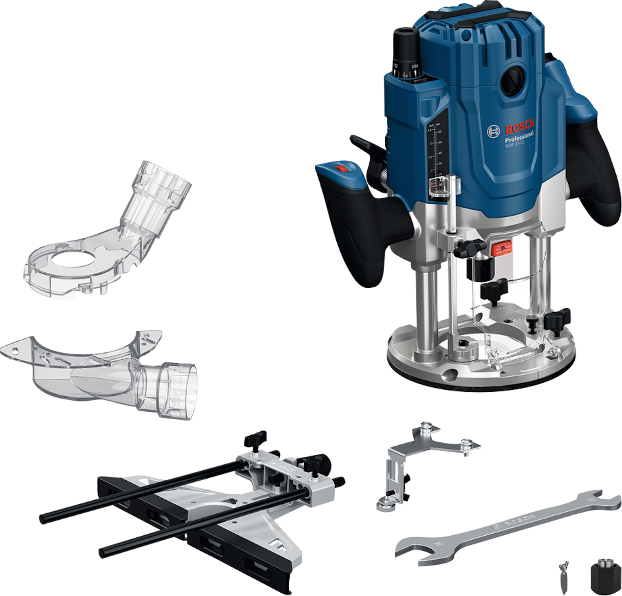 Bosch Professional PRO GOF 20-12 Overfræser 230V med L-BOXX