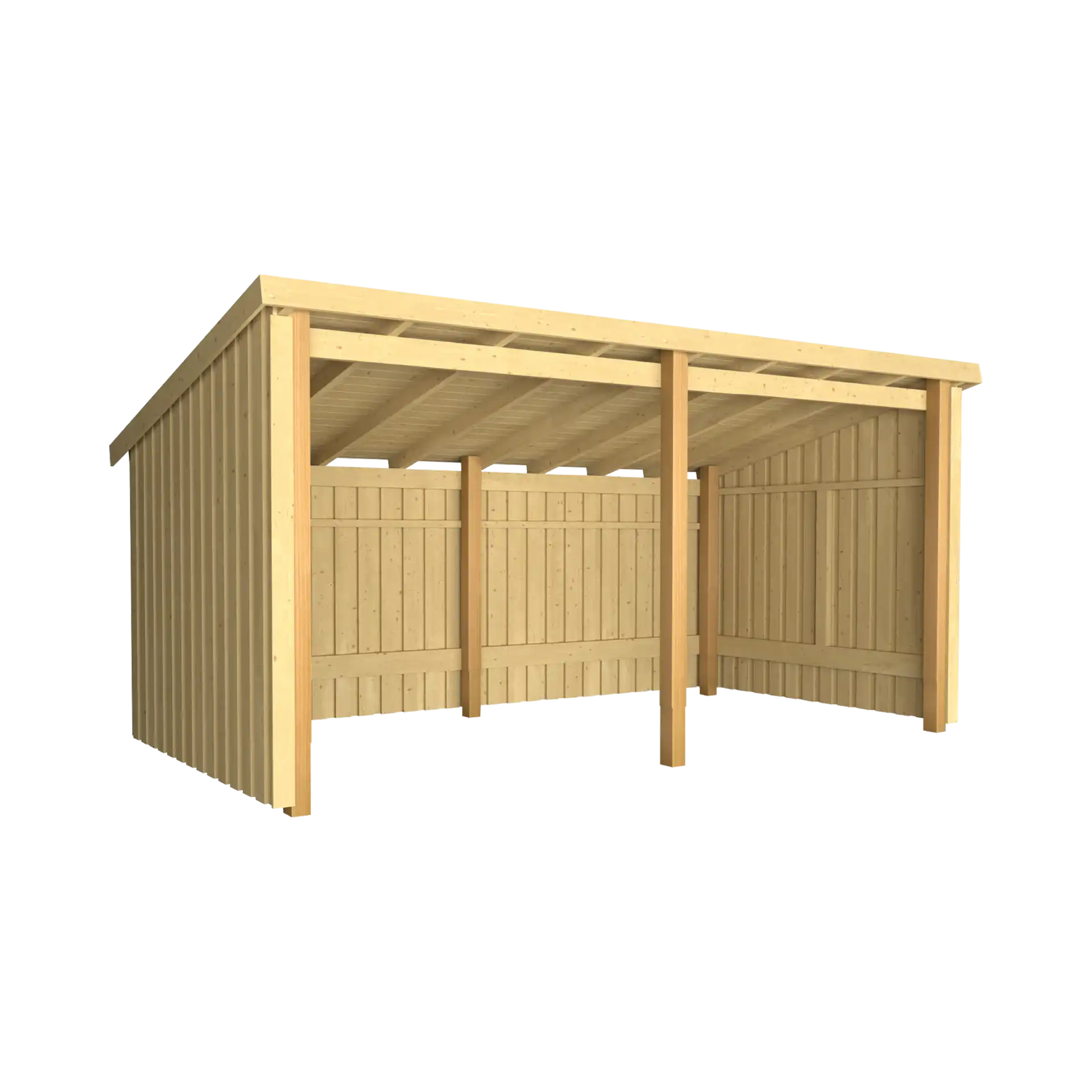 Plus Nordic Multi Havehus 9,5 m² - 2 moduler åben