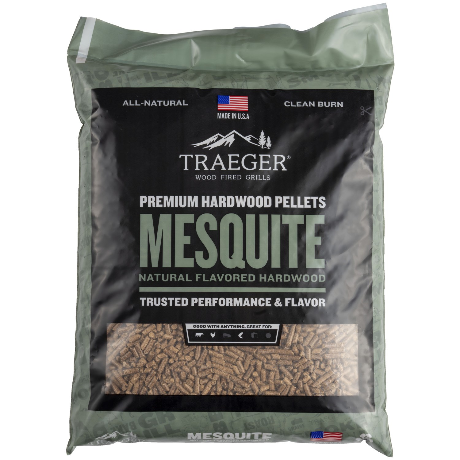 Traeger Mesquite Træpiller 9 kg