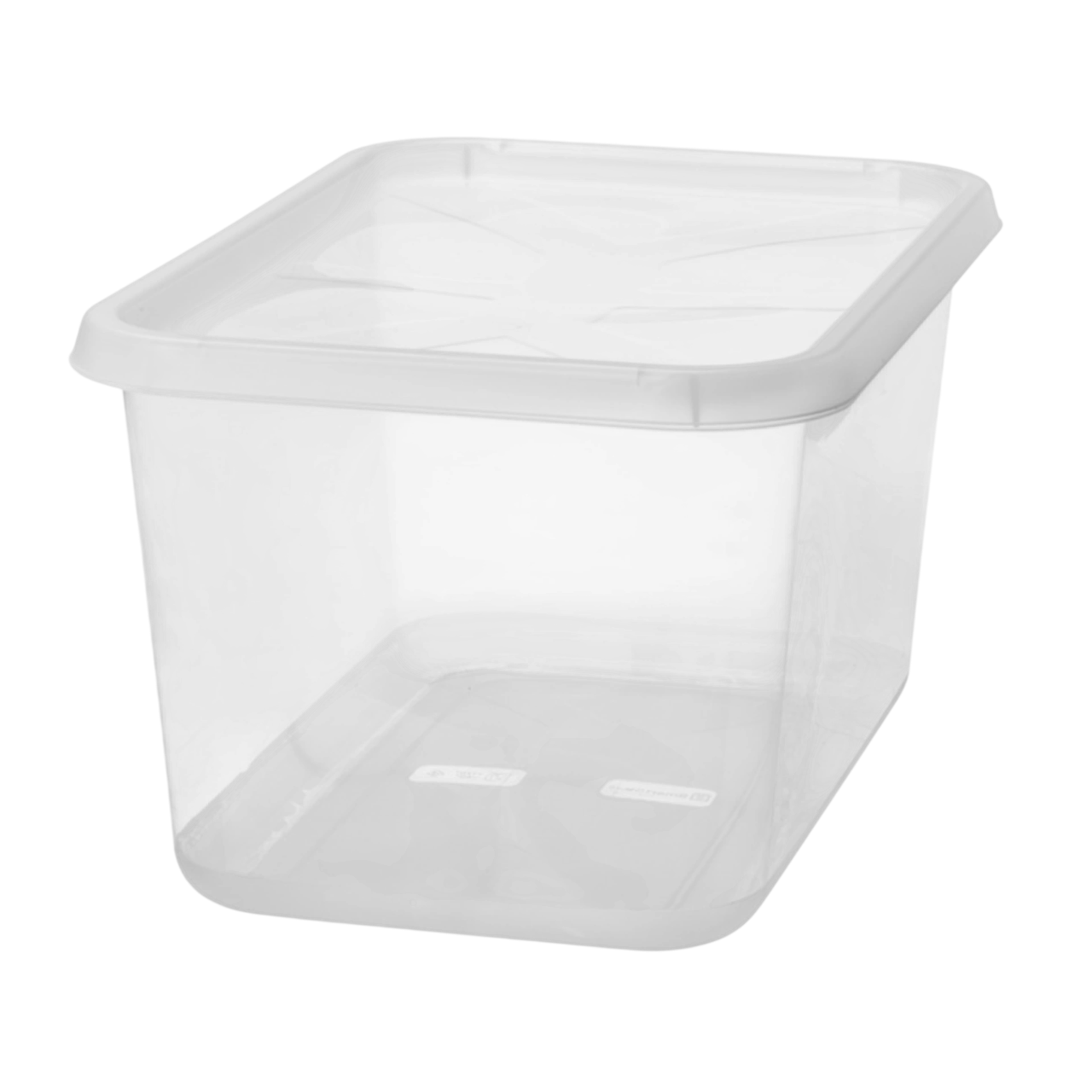 SmartStore Basic Opbevaringskasse med låg 44 L i transparent