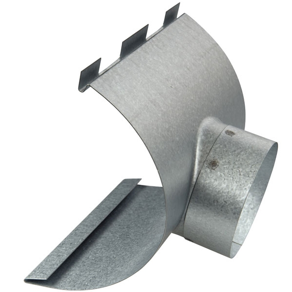 Plastmo AluZink tudstykke nr. 12 - 90 mm