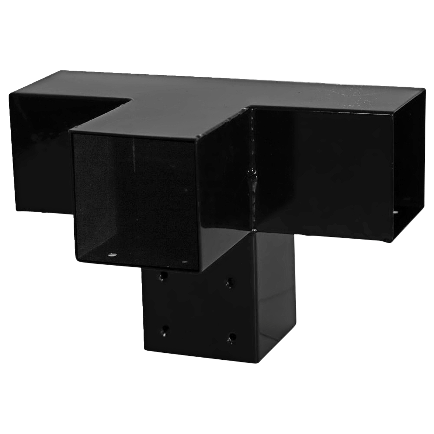 Plus Cubic Forlængerbeslag dobbelt sort til 9×9 cm stolper