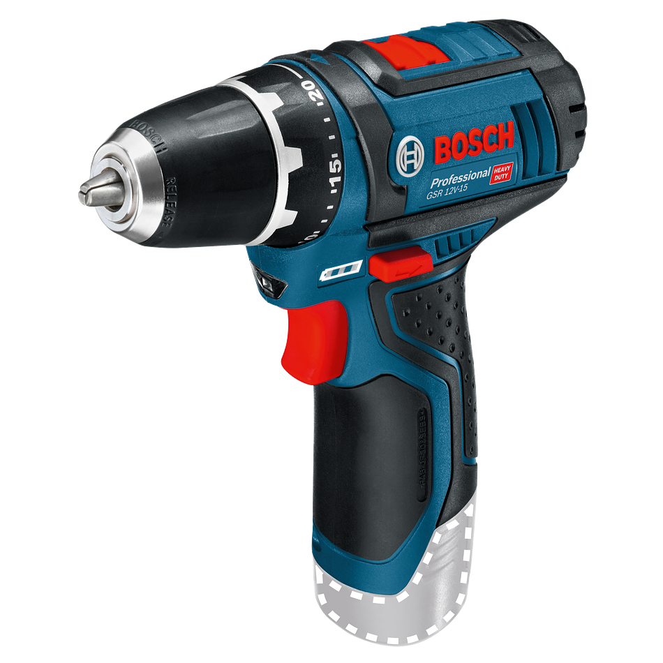 Bosch Professional GSR 12V-15 Bore-/skruemaskine – Solo