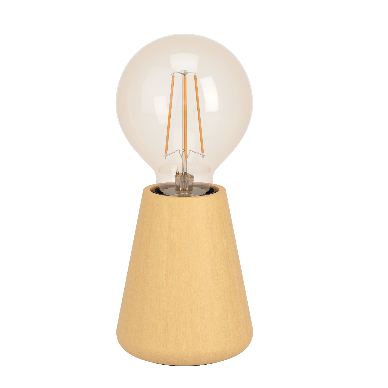 EGLO Asby Bordlampe i lysebrun