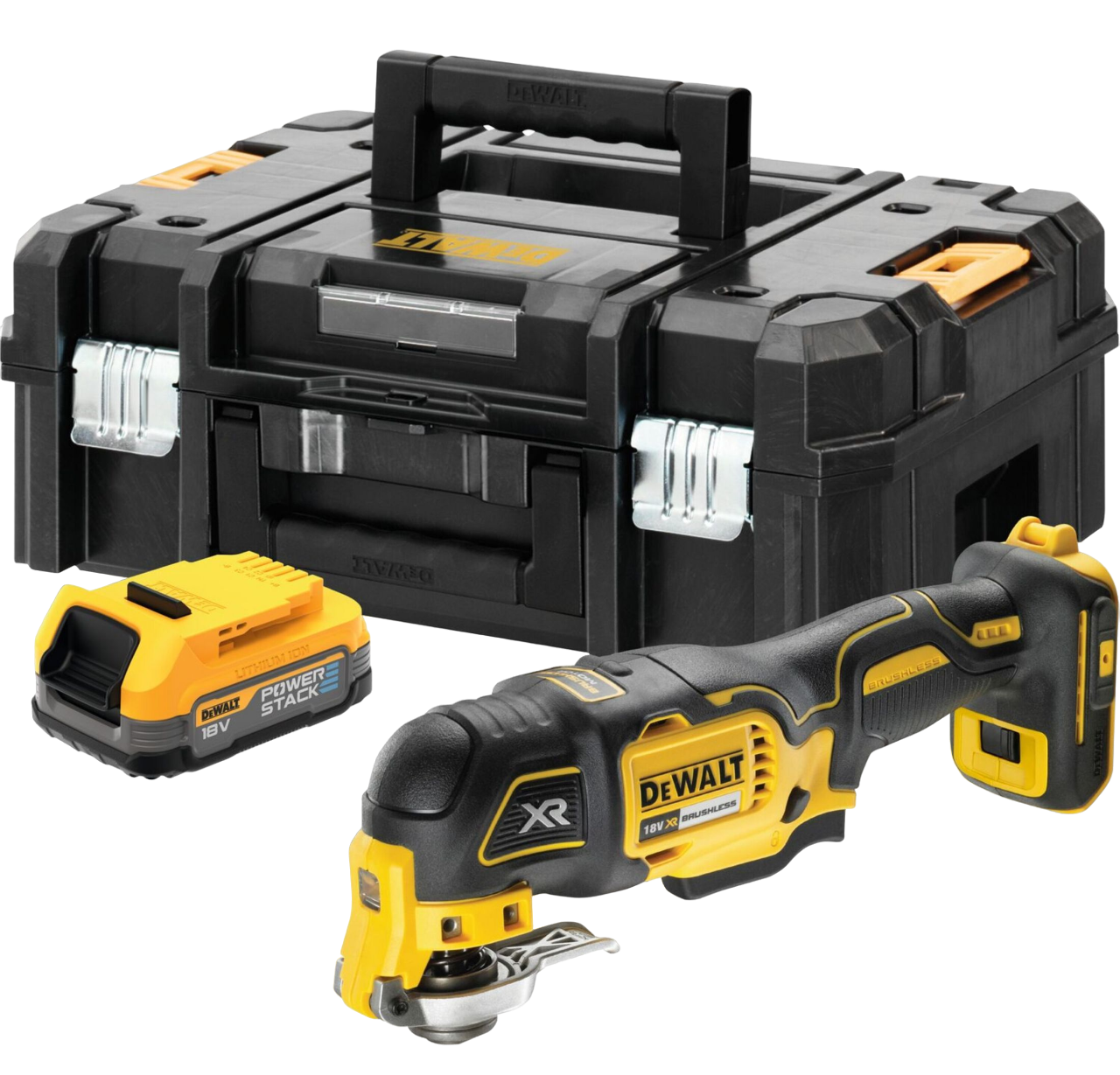 Dewalt DCS356E1T-XJ 18V XR Multicutter med batteri