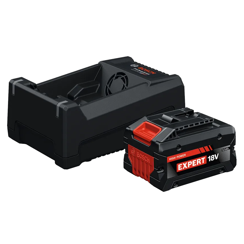 Bosch Professional 18V Startsæt med 5,5Ah EXPERT batteri og GAL 12V/18V-80 lader