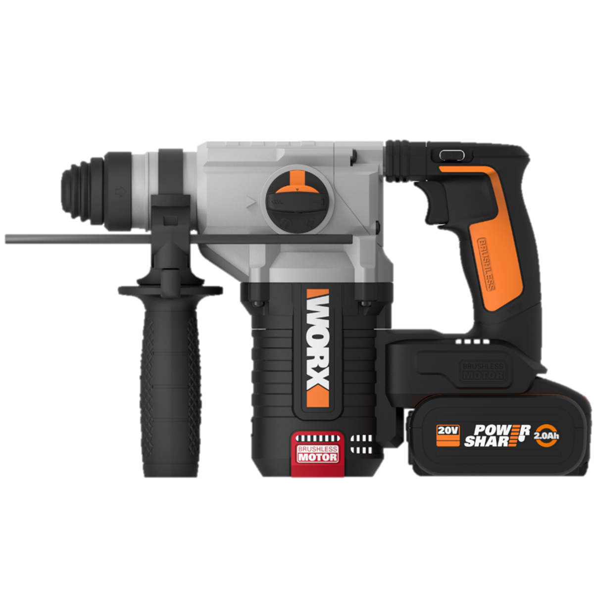 Worx WX383.9 20V PowerShare Borehammer – Solo