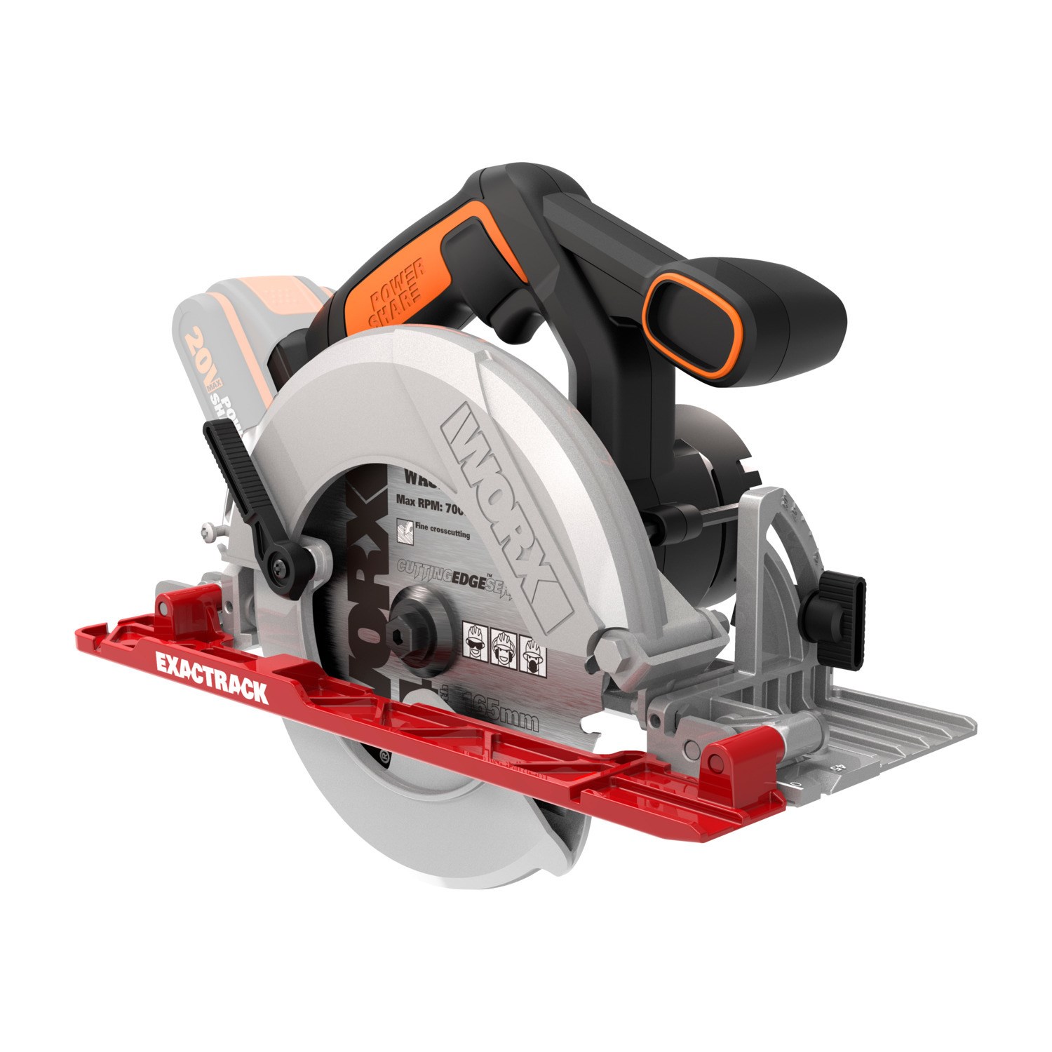Worx WX530.9 Rundsav PowerShare 20V – Solo