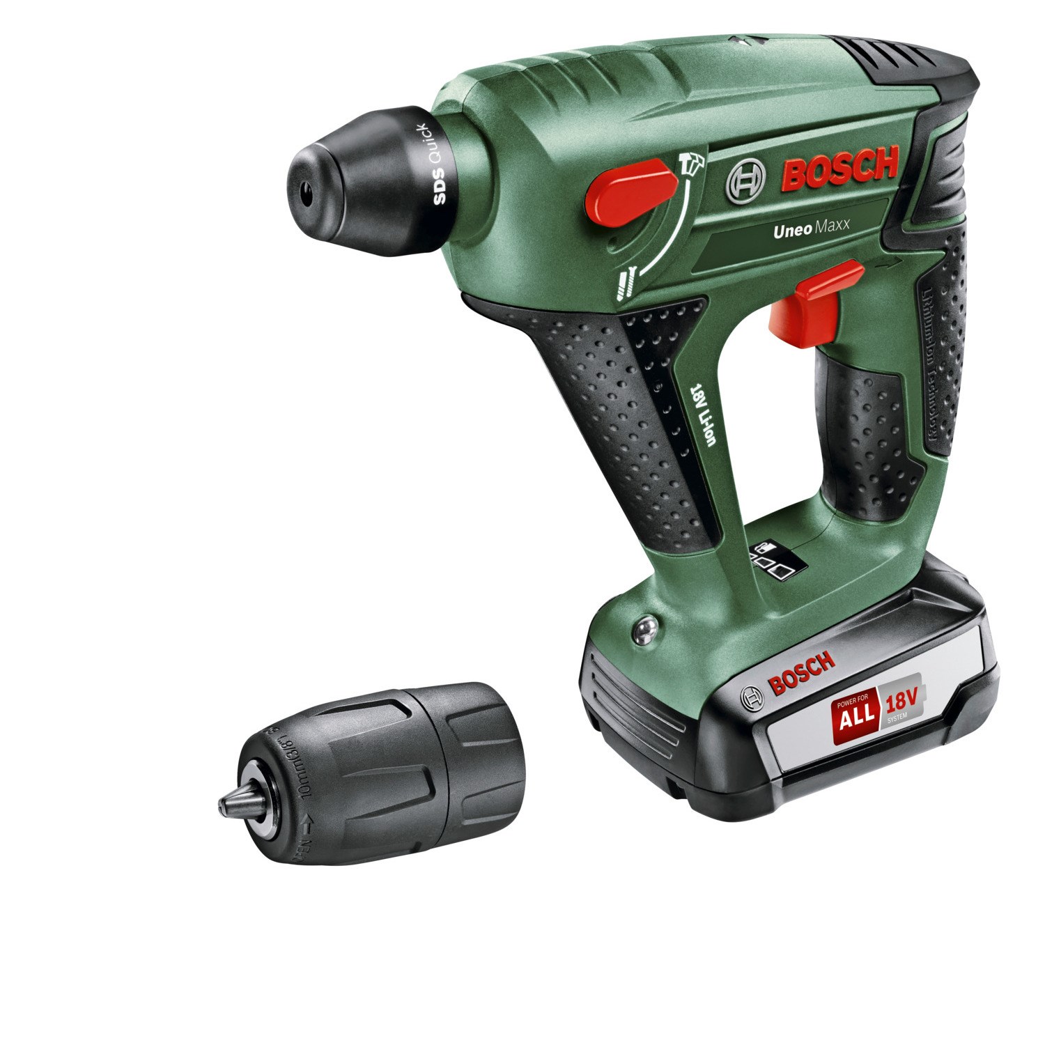 Bosch Uneo Maxx 18V Borehammer med 2,5Ah batteri