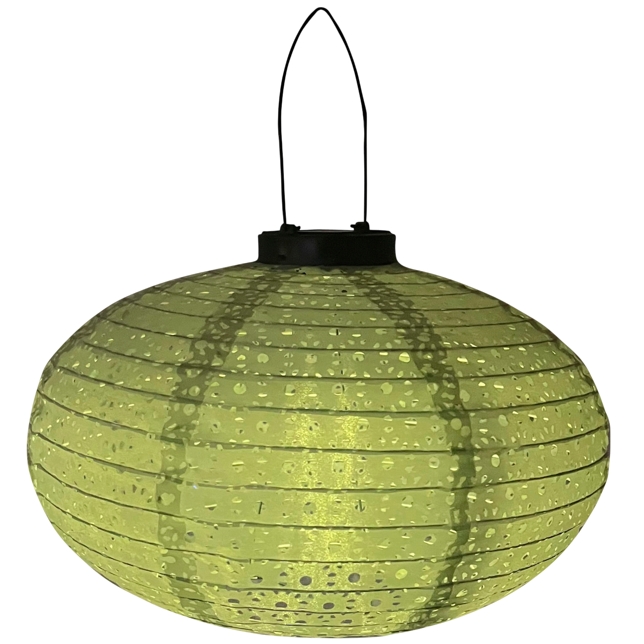 Veli Line VL 31164 Oval Solcelle Lampe i olivengrøn