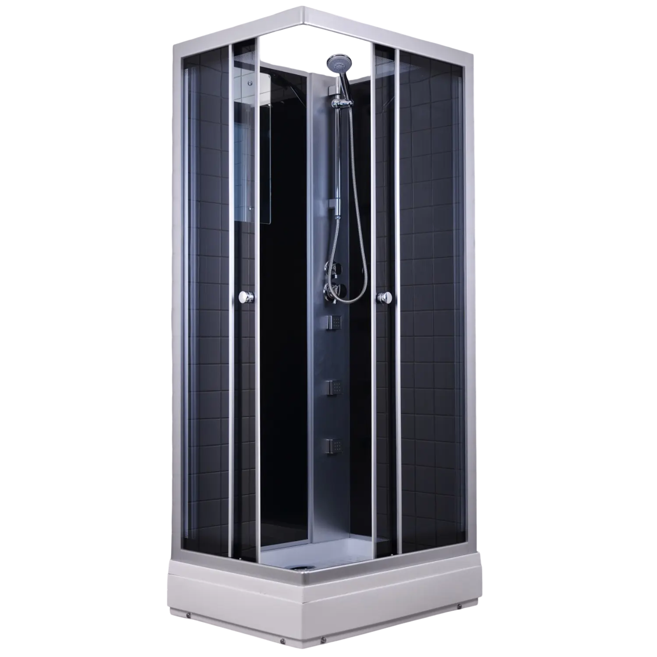 Milobad Rondo Brusekabine 90x70 cm lige