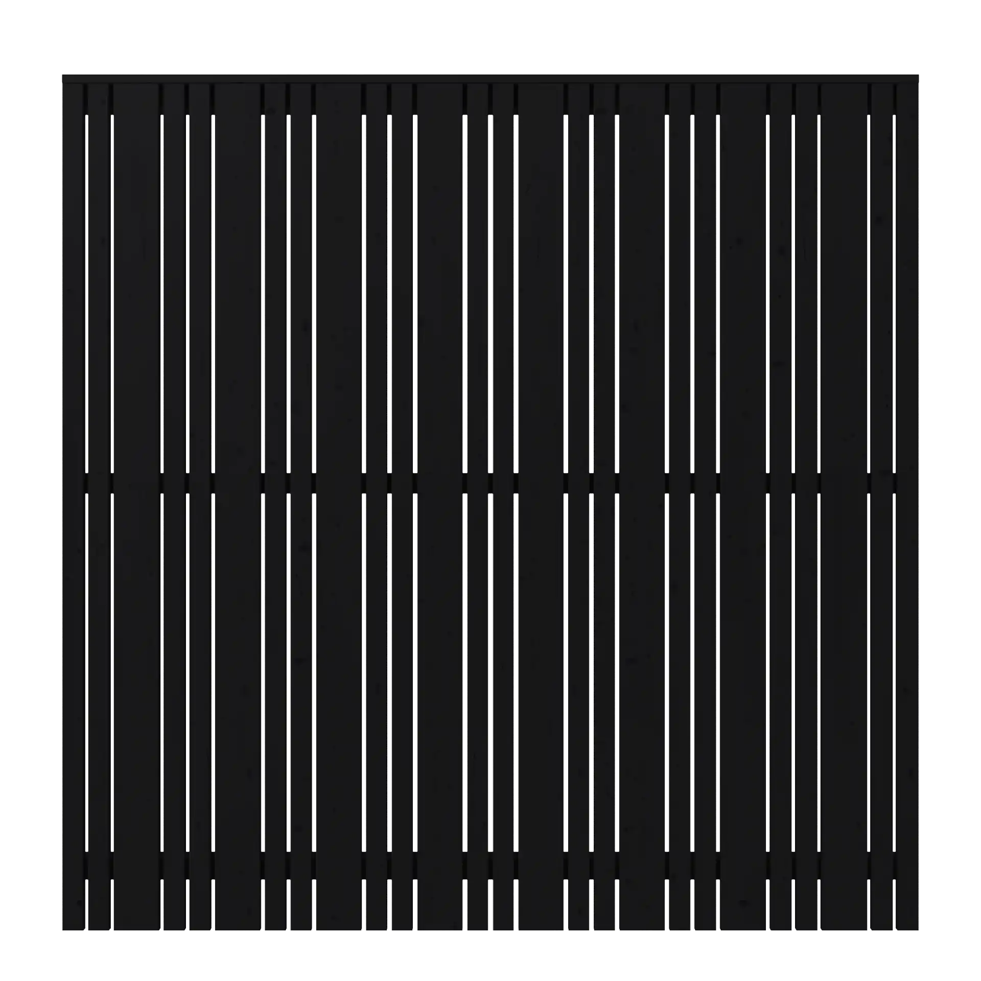 Plus Tangent Hegn i Sort RAL 9005 180×180 cm