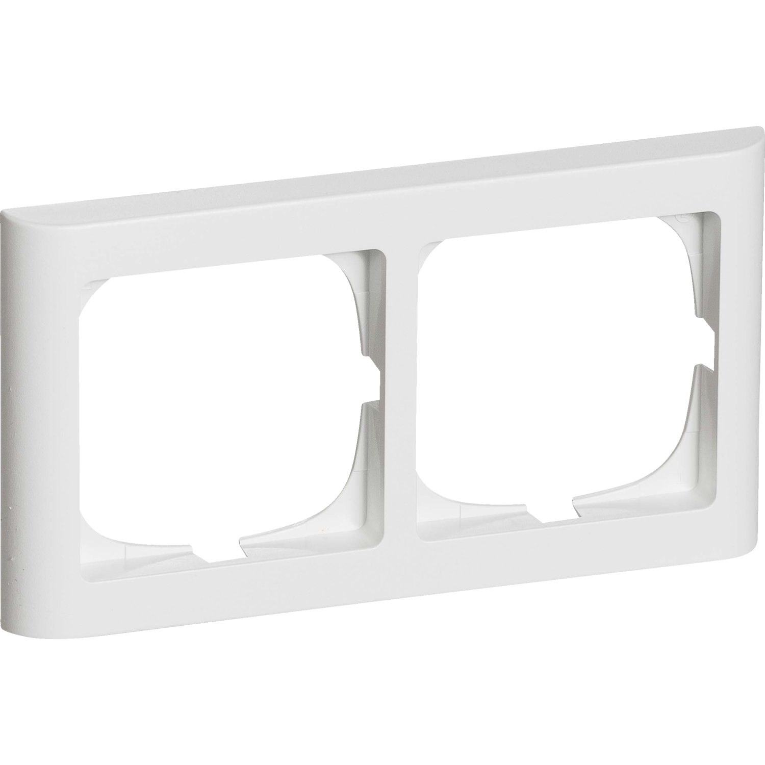 LK FUGA Softline 63 ramme 2 modul vandret hvid
