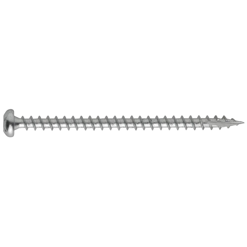 NKT Spun+ Universalskrue Elforzinket TX20 4,5x40 mm - 200 stk.