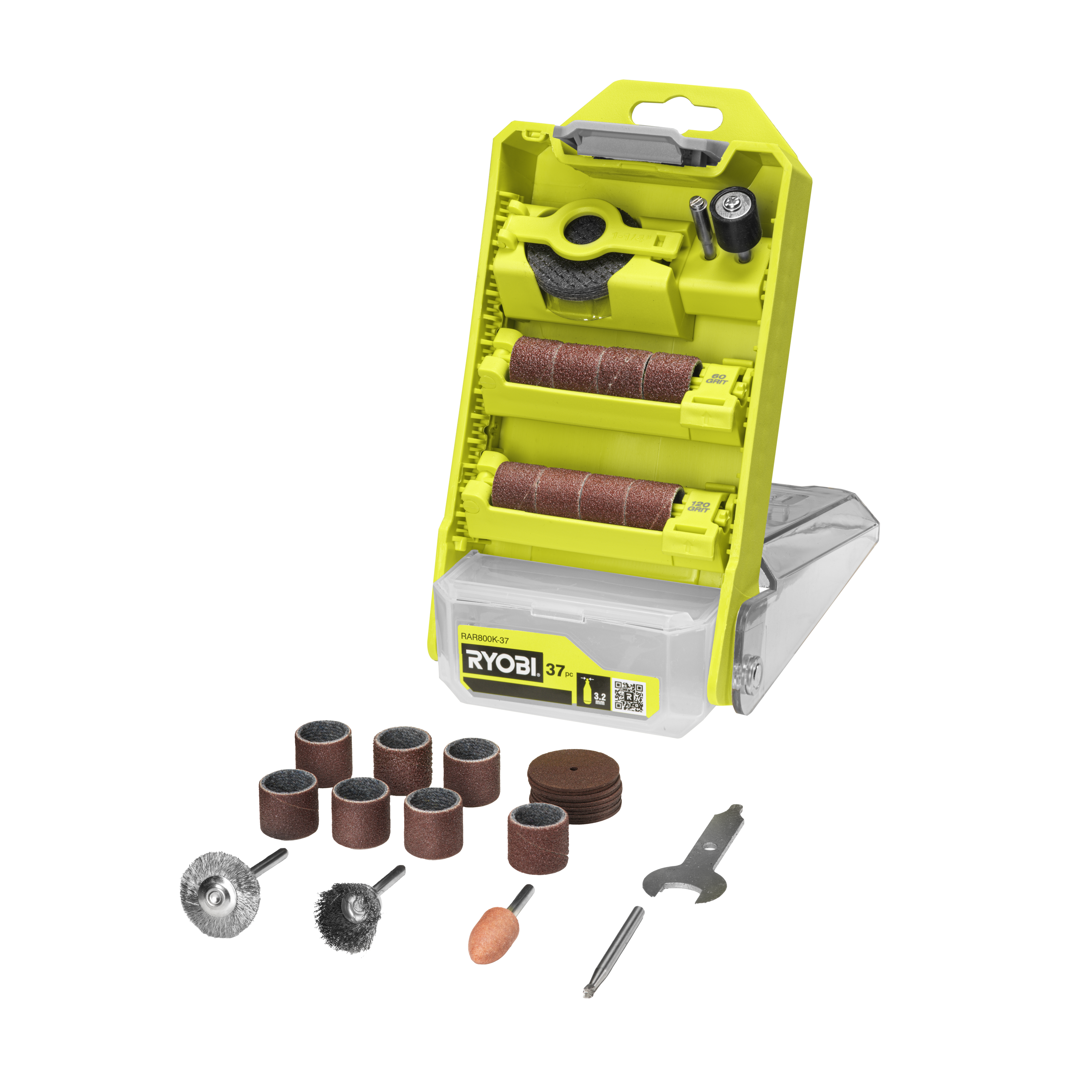 Ryobi RAR800K-37 Tilbehørssæt med 37 dele