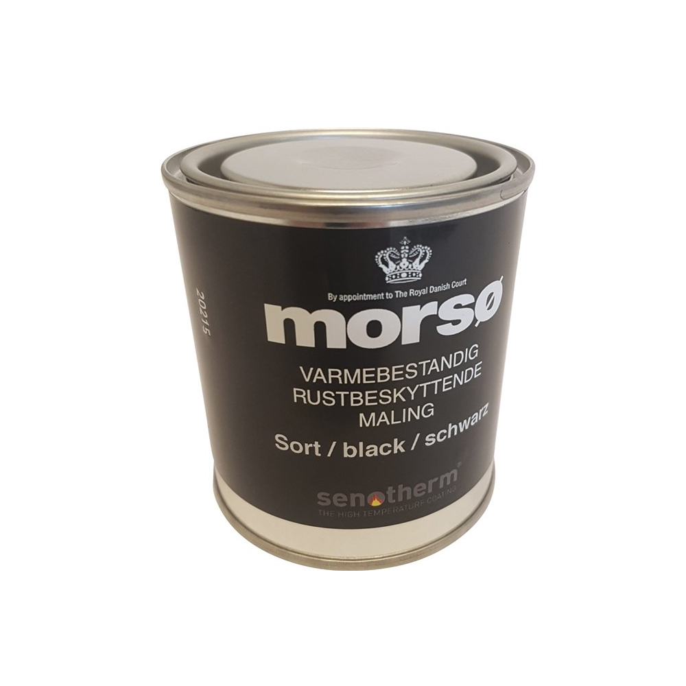 Morsø Senotherm maling 1/4 liter dåse - Sort