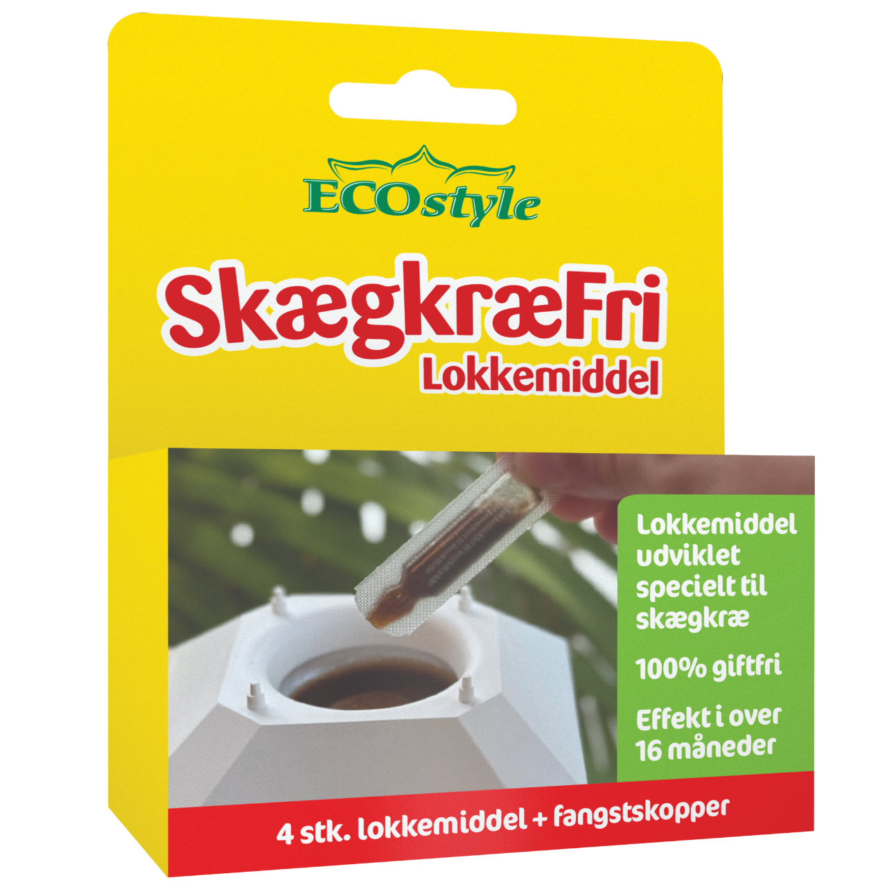 ECOstyle SkægkræFri Lokkemiddel - 4 stk.