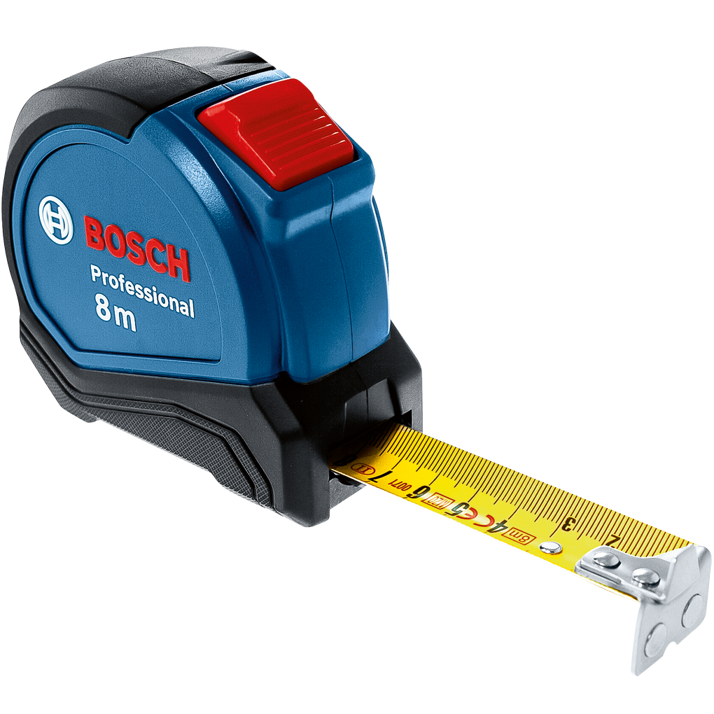 Bosch Professional Målebånd med autolock 8M