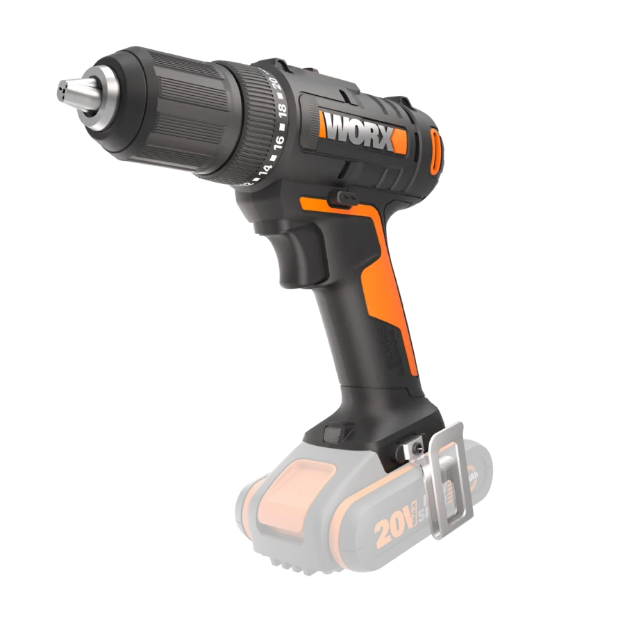 Worx WX108.9 PowerShare 20V Bore-/skruemaskine – Solo