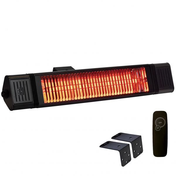 HEAT1 Terrassevarmer ECO plus-line 2000W i sort - 212-303