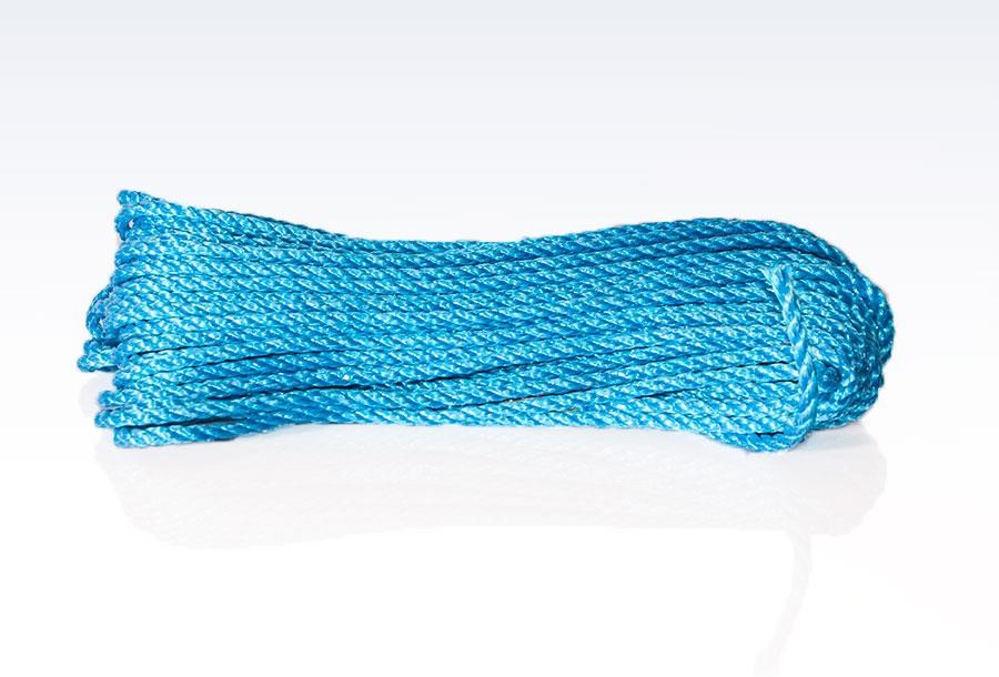 Roliba Polyreb blå 3-slået duk blå 4 mm x 30 m