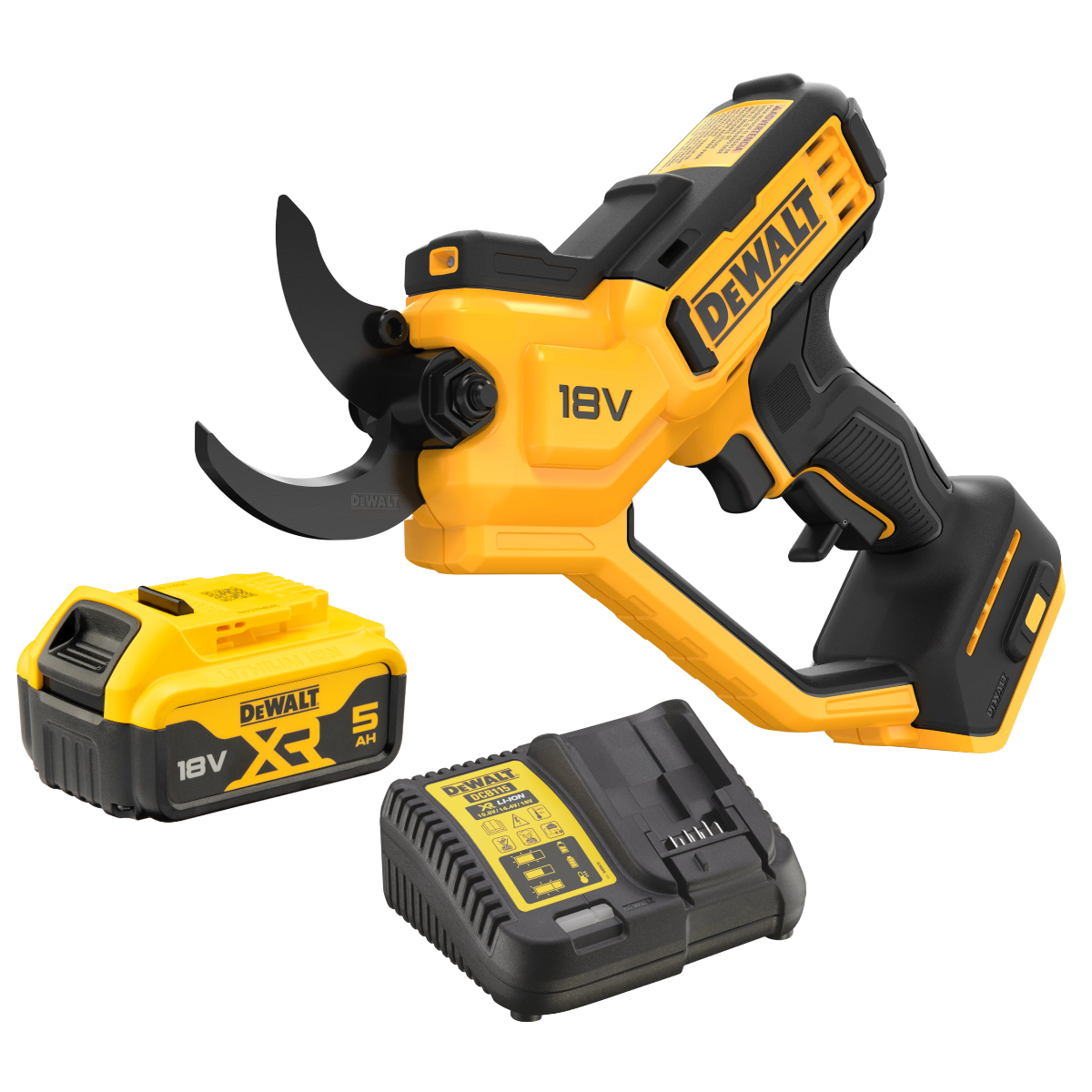 Dewalt DCMPP568P1-QW 18V XR Grensaks med 5,0Ah batteri og lader