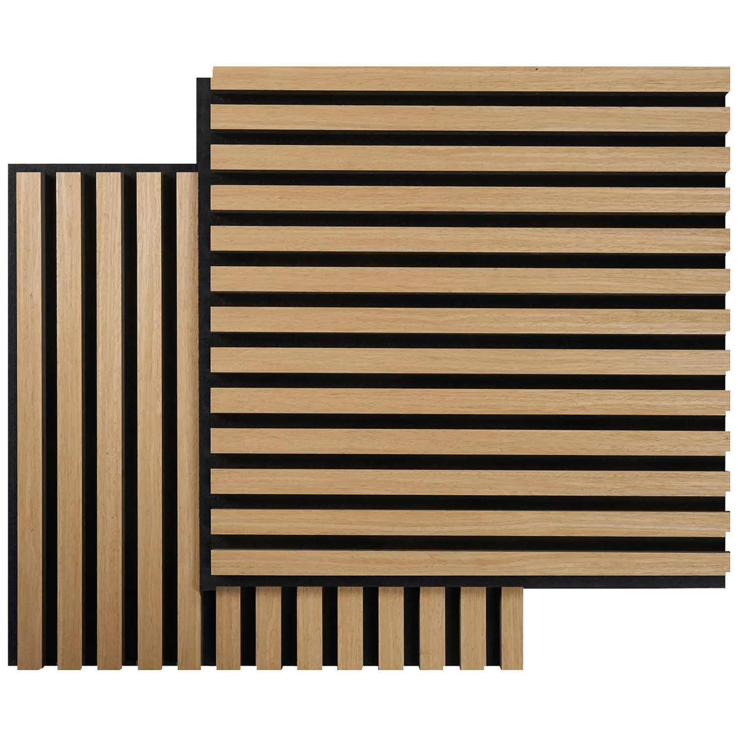 FibroTech Square Akustikpanel i light oak 22×520×520 mm – 2 stk.