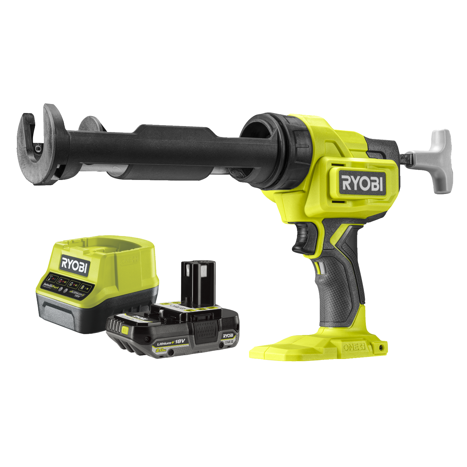 Ryobi RCG18-0 ONE+ 18V Fugepistol med 2,0Ah batteri og hurtiglader