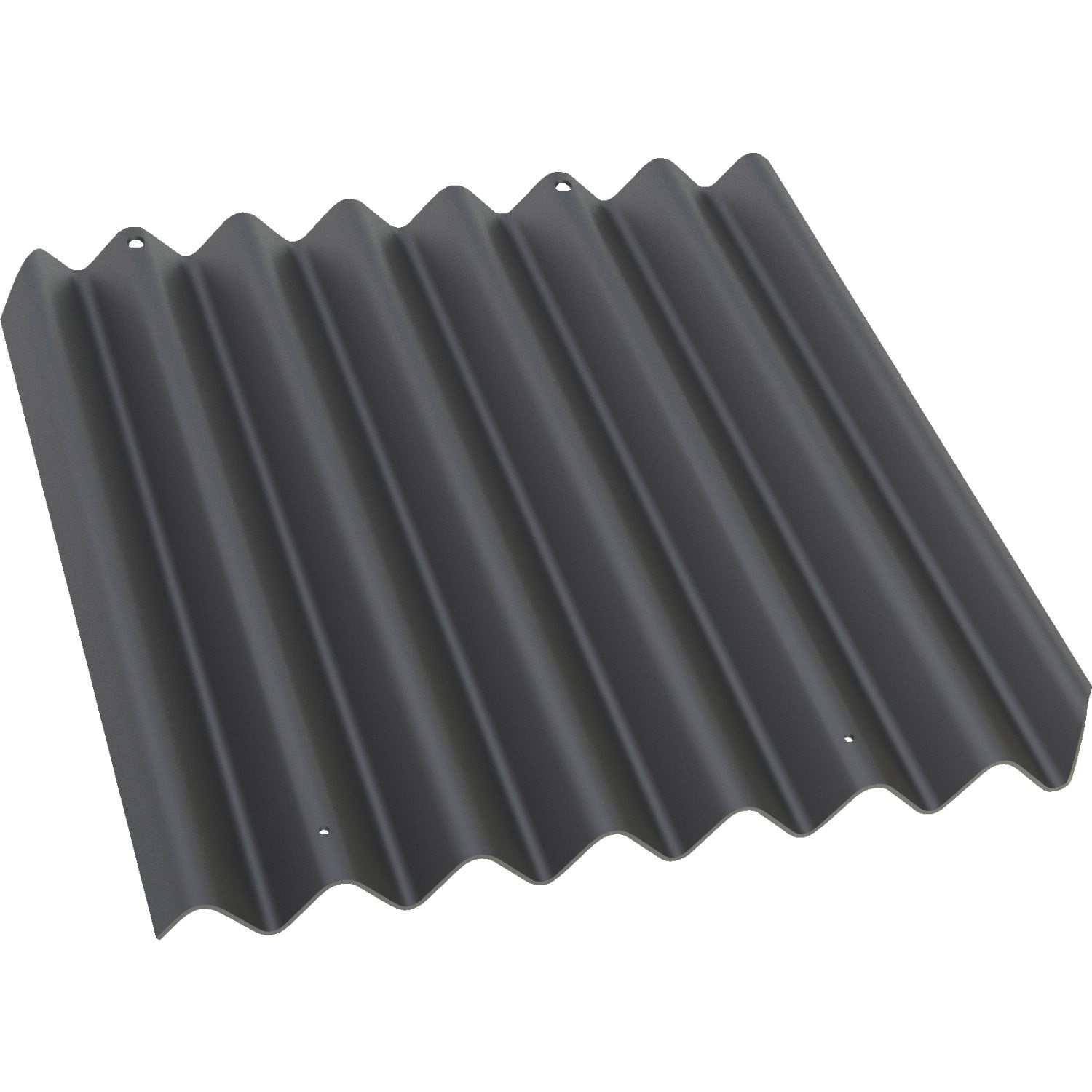 Swisspearl Bølgeplade B6-S HJ/HU i sortblå 1090x1180 mm