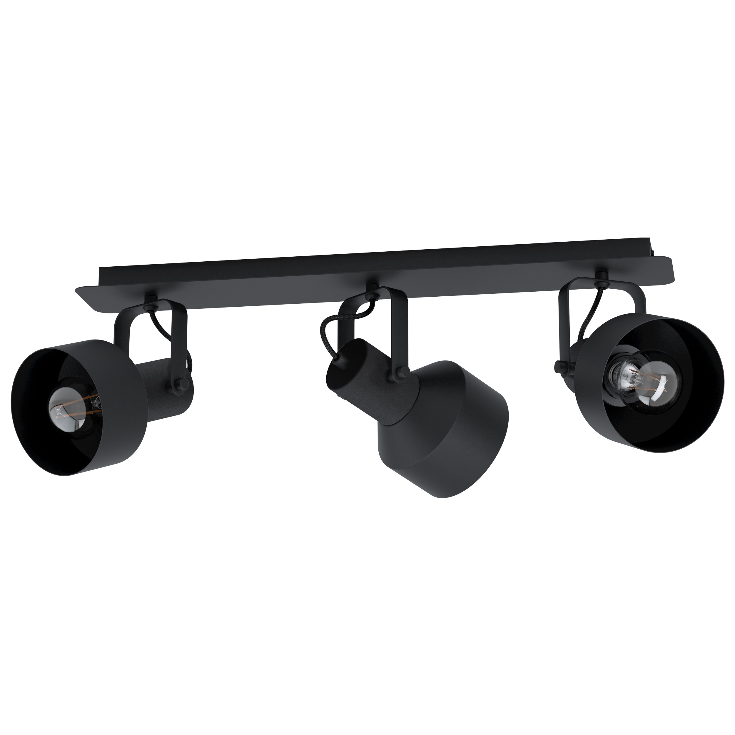Eglo Canterras Spotlampe 3 spots Sort