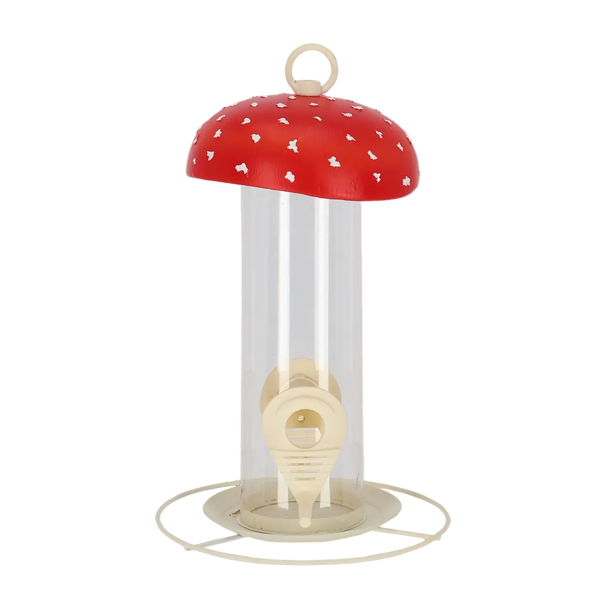 Garden Life Fluesvamp med silo Foderautomat til fuglefrø