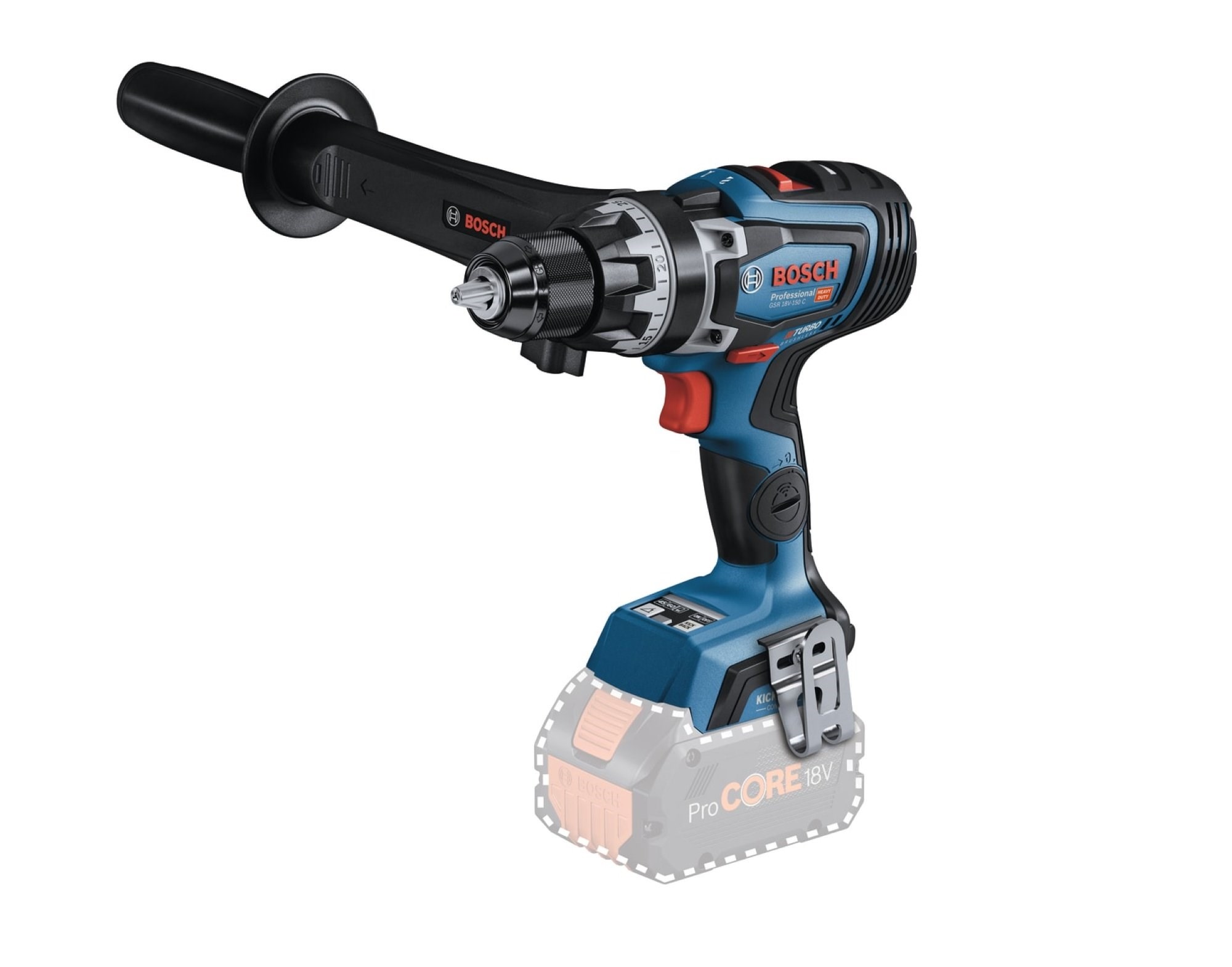 Bosch Professional GSR 18V-150 C Bore-/skruemaskine – Solo