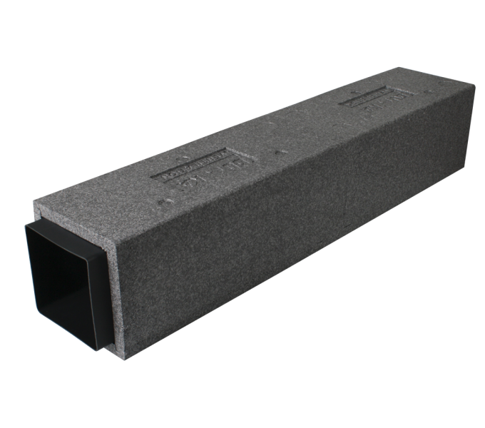 Duka 20 mm Neopor Isoleret aftræksrør – 100x150 mm