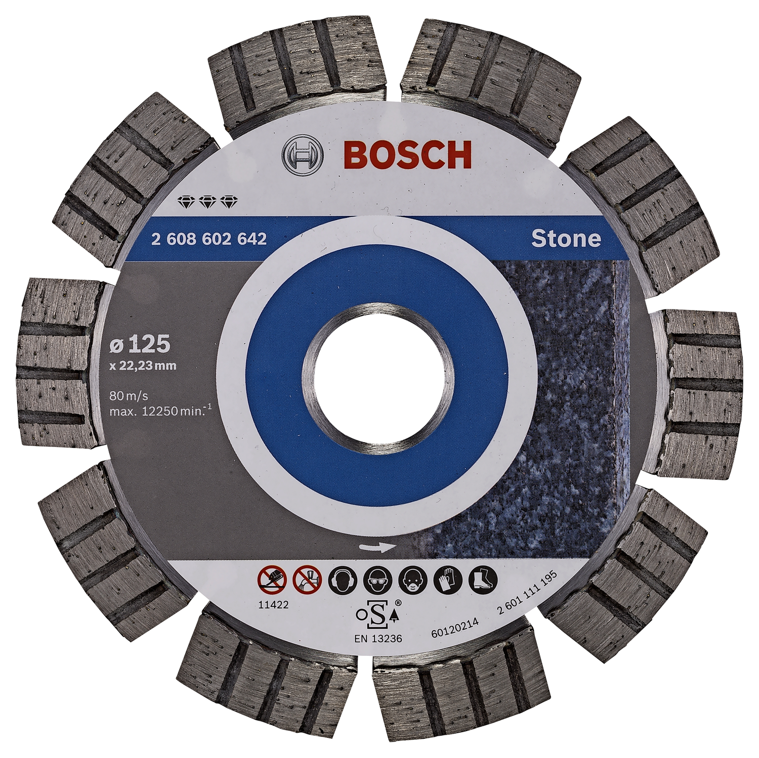 Bosch Diamantskive Best Stone 125Mm