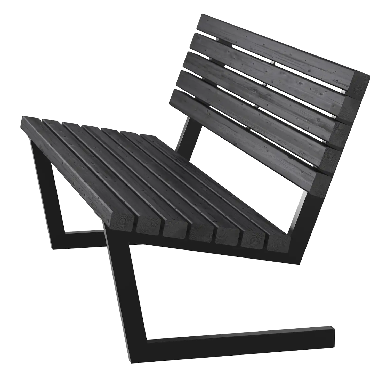 Plus Siesta Living Sofa 150 cm i sort