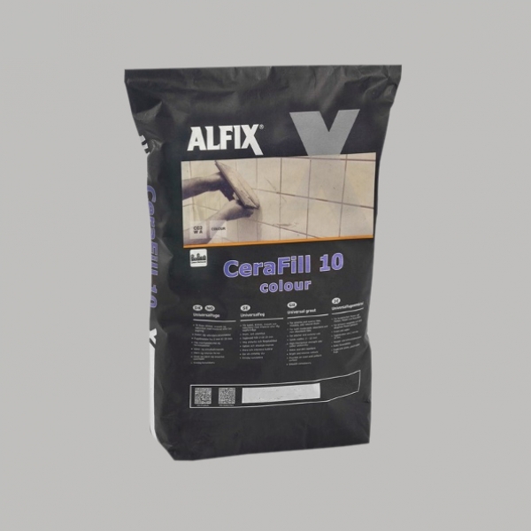 Alfix CeraFill 10 colour Flisefuge – Stålgrå 5 kg