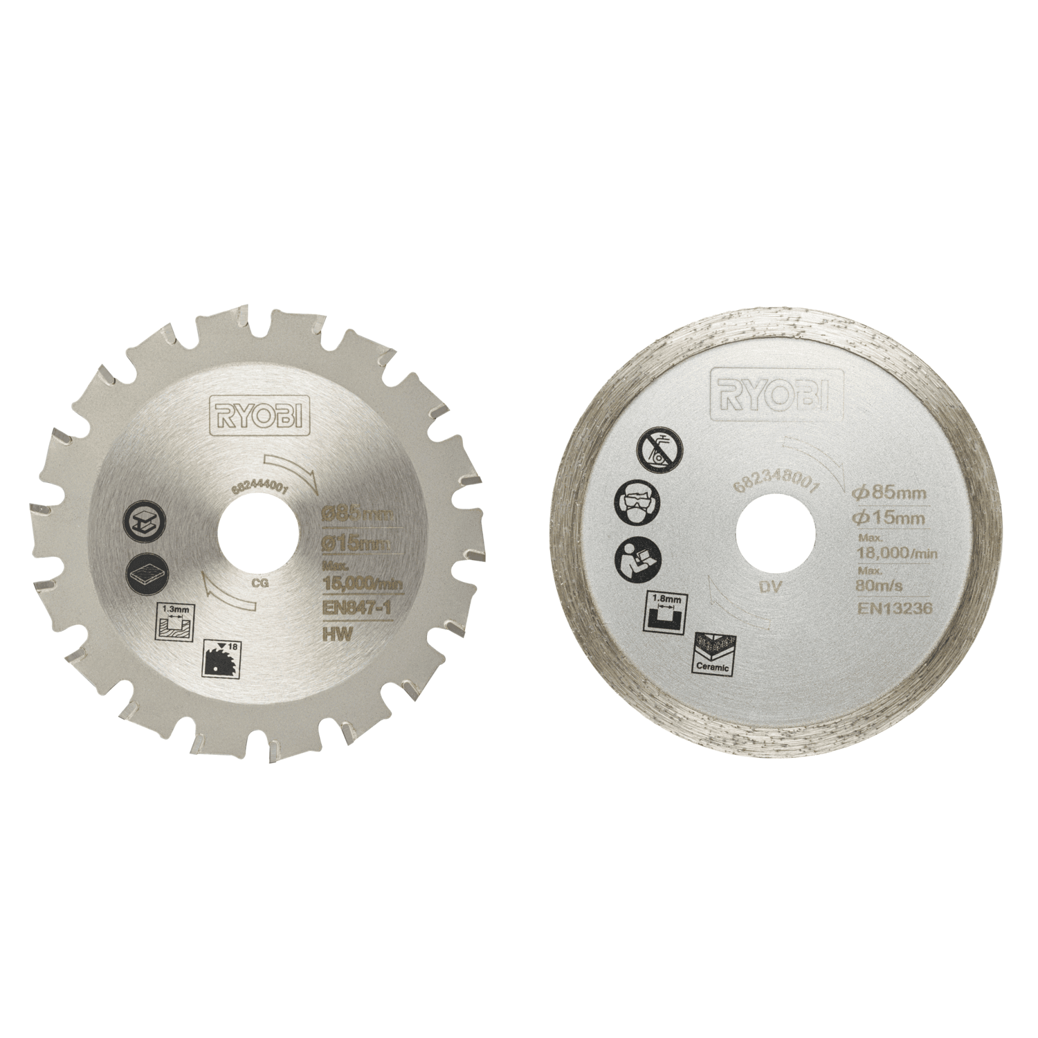 Ryobi RAKMMS02K Klinger til multisav - 2 stk.